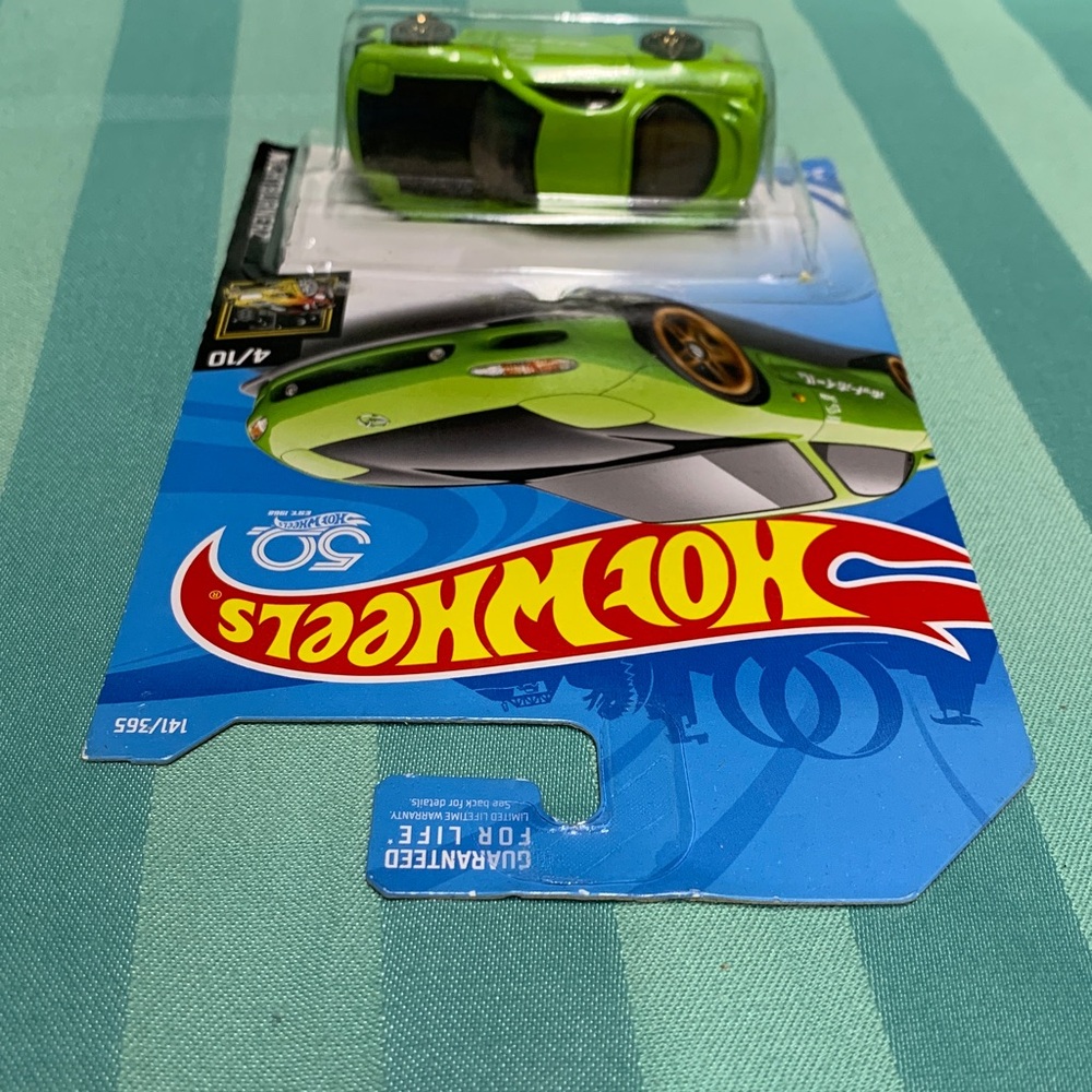 95 Mazda RX-7 Nightburnerz Green Hot Wheels Toy Car - Picture 8 of 9